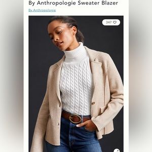By Anthropologie NWT Sweater Blazer